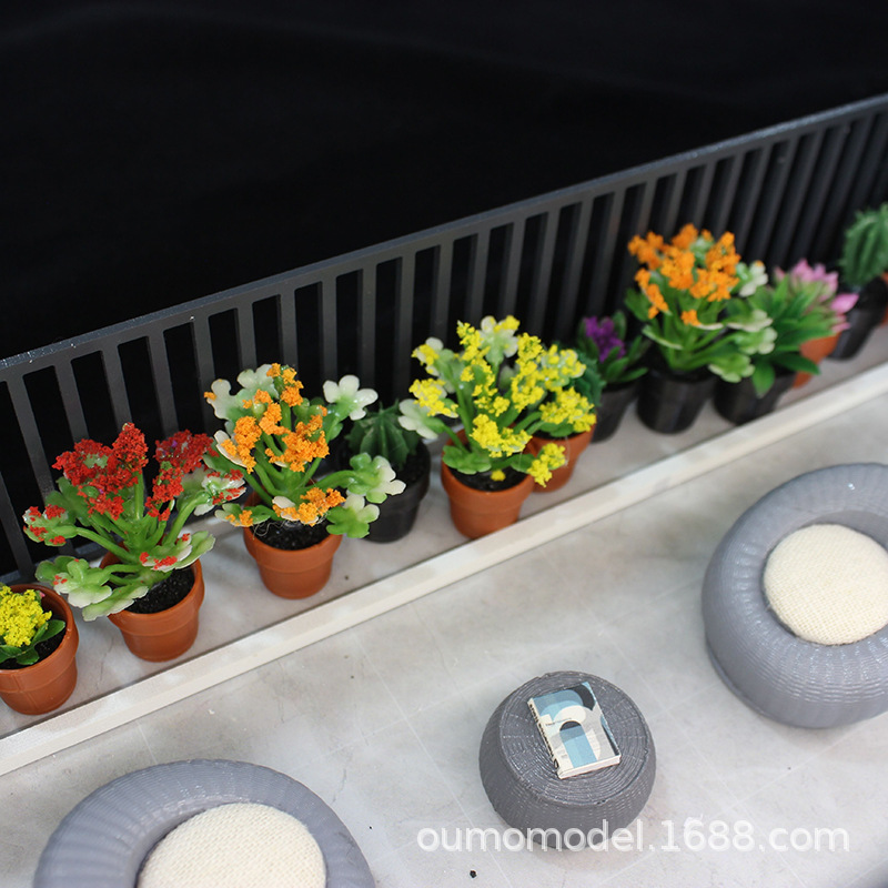 Echeveria Succulent - Mini plantas simuladas cactus modelo de