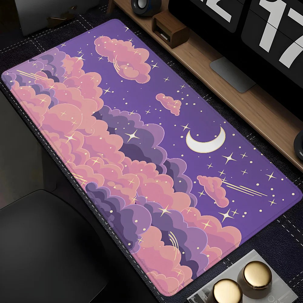 Mouse Pad Grande VIKAMA Nuvem  - Tradescantia Purple avaliação e preço