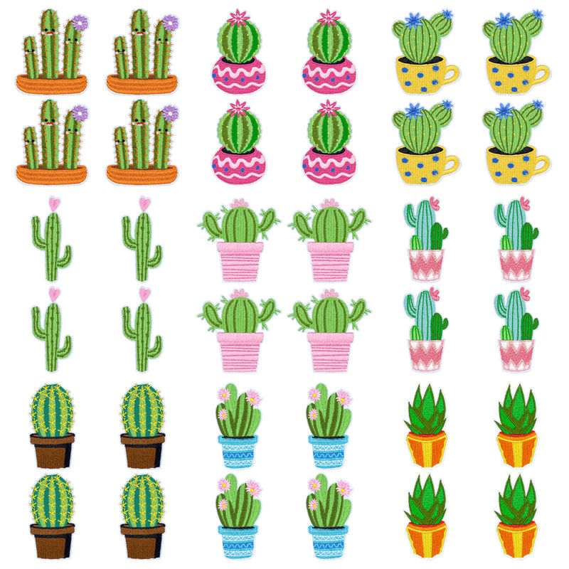 10 Peças/Lote Patches Termocol - Aloe Vera Pot avaliação e preço