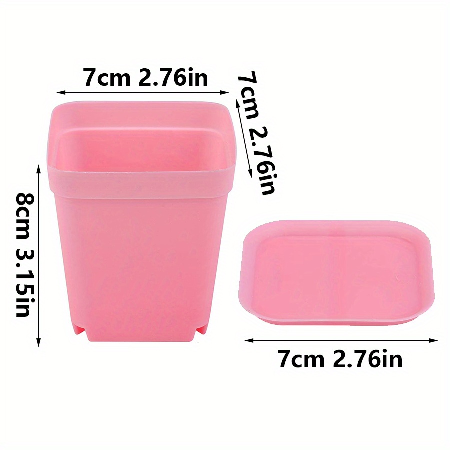 12 vasos quadrados de plástico - Aloe Vera Pot avaliação e preço